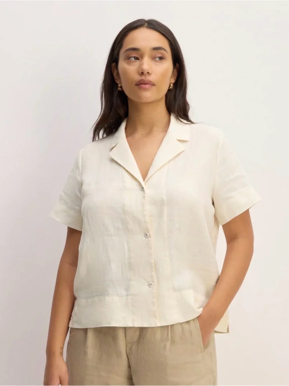 Everlane - Linen Button Down Shirt - Picture 1 of 4